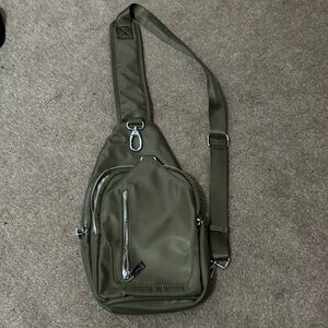 Ladies crossbody bag/sling. Khaki color